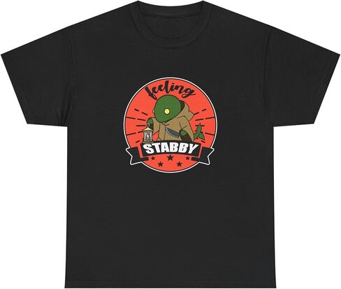 Feeling Stabby T-Shirt, Funny Tonberry Shirt, Humorous Fantasy Gaming Tee, Final Top, Graphic Tee, FF XIV, FF VII, xi xv XVI in Saudi Arabia