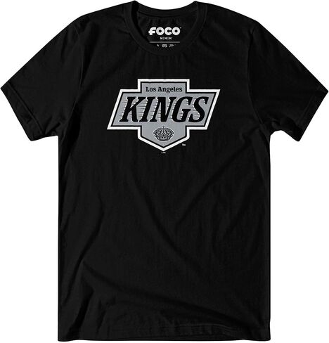 تي شيرت FOCO رجالي بشعار فريق NHL الأساسي أسود بأكمام قصيرة in Saudi Arabia
