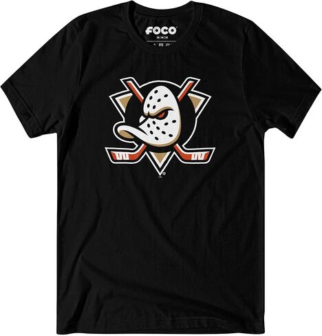 تي شيرت FOCO رجالي بشعار فريق NHL الأساسي أسود بأكمام قصيرة in Saudi Arabia