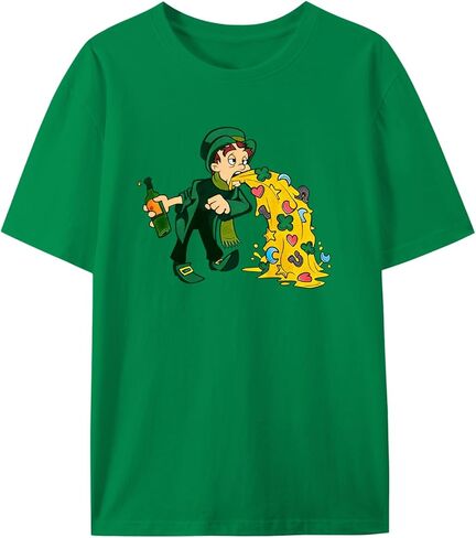 قميص عيد القديس باتريك Lucky Charm Leprechaun قميص مضحك Leprechaun Irish Graphic تي شيرت للجنسين البالغين in Saudi Arabia