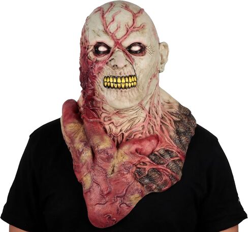 قناع اللاتكس للبالغين من Resident Evil Tyrant، مرخص من Best Villain Proto T-Virus T-002 in Saudi Arabia