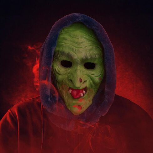 Don Post Studios Witch Adult Latex Costume Mask Green in Saudi Arabia