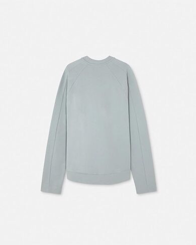 VERSACE JEANS COUTURE Ice Grey Cotton Mens Sweatshirt in Saudi Arabia