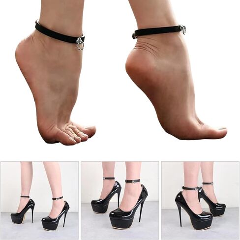 Adjustable Leather Ankle Strap with Soft Inner Lining Anklet Charm Chain Suitable for Comfort and Retro Modern Styles in Saudi Arabia