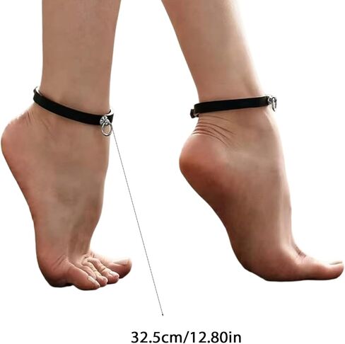 Adjustable Leather Ankle Strap with Soft Inner Lining Anklet Charm Chain Suitable for Comfort and Retro Modern Styles in Saudi Arabia