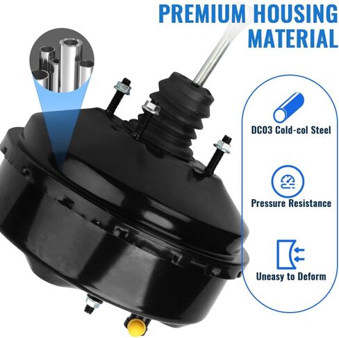 HARUMA Vacuum Power Brake Booster 54-74818 without Master Cylinder Compatible for Chevrolet Silverado 1500 1999 2000 2001 2002, for GMC Sierra 1999-2002, for Cadillac Escalade 2002, 5474818, 178642 in Saudi Arabia