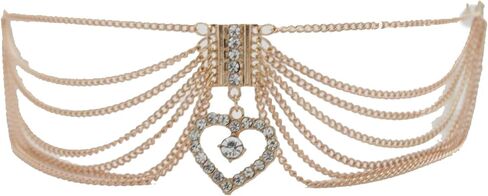 TrendyFashionJewelry 2PCS Women Boot Bracelet Chains Bling Gold Metal Western Fashion Anklet Heart Shoe Love Charm SET BC173 in Saudi Arabia