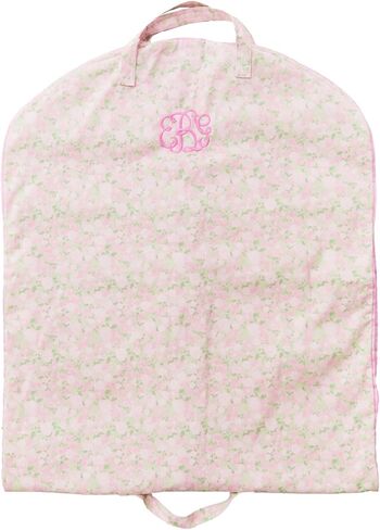 Personalized Garment Bag for Travel – Monogram Floral Dress Bag with Zipper and Pockets, Foldable Canvas Clothing Bag for Weddings, Bridesmaids, Graduation (Palm) in Saudi Arabia