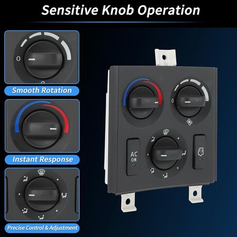 وحدة التحكم في المناخ لسخان A/C لسيارة فولفو VNL 2003-2024 لوحة تبديل التحكم HVAC استبدال رقم 21326144/20511569/20549634 مناسب لـ in Kuwait