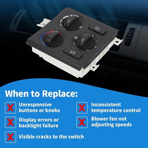 وحدة التحكم في المناخ لسخان A/C لسيارة فولفو VNL 2003-2024 لوحة تبديل التحكم HVAC استبدال رقم 21326144/20511569/20549634 مناسب لـ in Kuwait