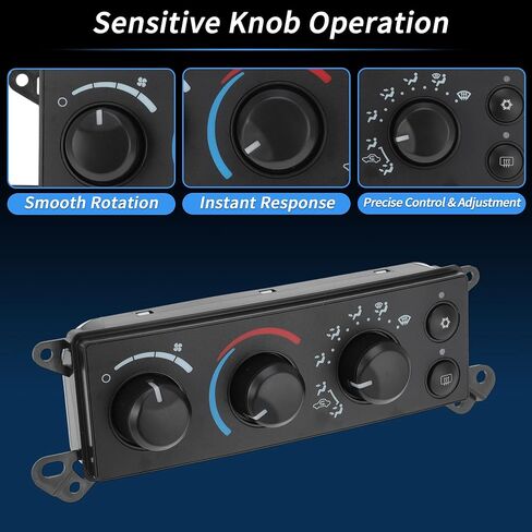 وحدة التحكم في المناخ لسخان مكيف الهواء لدودج لرام 1500 2500 3500 2006 لدودج داكوتا 2005 لوحة مفاتيح التحكم HVAC رقم 55056569AD/55056569AE in Kuwait