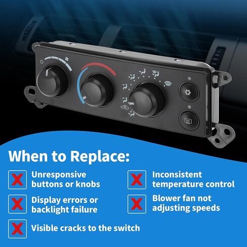 وحدة التحكم في المناخ لسخان مكيف الهواء لدودج لرام 1500 2500 3500 2006 لدودج داكوتا 2005 لوحة مفاتيح التحكم HVAC رقم 55056569AD/55056569AE in Kuwait