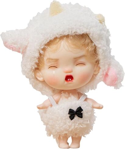 4 INCH Tall Kawaii Poseable Dolls Blind Box！Handmade Changeable Outfits. Perfect Keychain, Backpack & Desktop Decor. in Saudi Arabia
