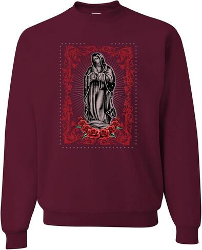 Our Lady of Guadalupe Blessed Virgin Mary Religious Inspirational/Christian Unisex Crewneck Graphic Sweatshirt in Saudi Arabia