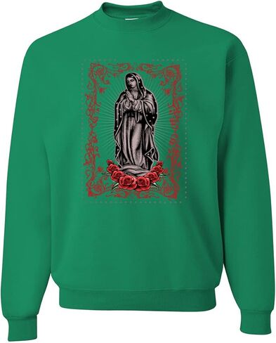 Our Lady of Guadalupe Blessed Virgin Mary Religious Inspirational/Christian Unisex Crewneck Graphic Sweatshirt in Saudi Arabia