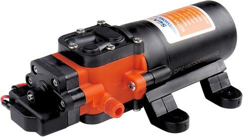 Seaflo 12V DC 1.2 GPM 35 PSI 21-Series Diaphragm Water Pressure Pump for Caravan/RV/Boat/Marine in Kuwait