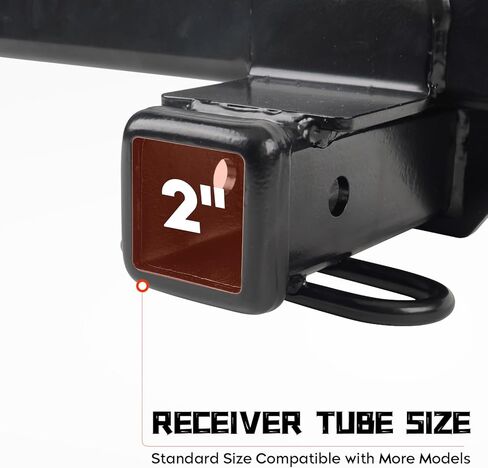 2" Receiver Trailer Hitch Fits for Subaru Crosstrek 2018 2019 2020 2021 2022 2023, Square Tube Frame, Black Class 3 Towing Hitch Kit Bike Rack in Saudi Arabia