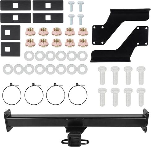 2" Receiver Trailer Hitch Fits for Subaru Crosstrek 2018 2019 2020 2021 2022 2023, Square Tube Frame, Black Class 3 Towing Hitch Kit Bike Rack in Saudi Arabia