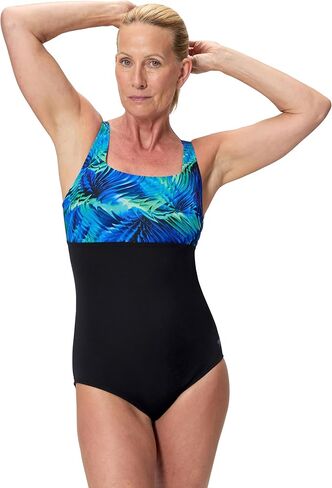 التحمل النسائي Speedo+ لون ملابس واحد قطعة واحدة in Saudi Arabia