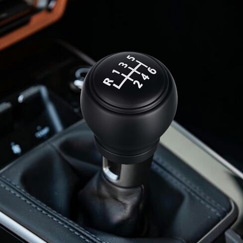 Car Gear Shift Knob Cover, Anti Slip Silicone Shift Knob Cover Silicone 6-Speed Shifts Knobs Covers Universal Auto Shifter Transmission Protective Covers for Most Cars (Black) in Saudi Arabia