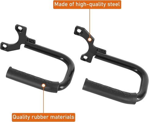 Hooke Road Wrangler YJ Front Steel Grab Handles for 1987-1995 Jeep Wrangler YJ - (Pack of 2) in Saudi Arabia
