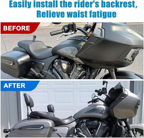 Backrest Support for Challenger Pursuit - PSLER Driver Backrest Mounting Kit Rider Driver Mount Bracket Compatible with Challenger Pursuit 2020 2021 2022 2023 2024 2025 in Saudi Arabia