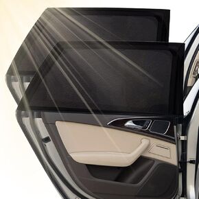 قطعتان من ظلال نوافذ السيارة لعام 2020-2025 2026 فورد إكسبلورر 6&7، مظلة نافذة خلفية جانبية شبكية قابلة للتنفس، حماية من الأشعة فوق البنفسجية للحيوانات الأليفة العائلية الصغيرة in Kuwait