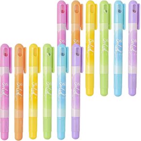 هايلايتر جل لا ينزف، هايلايتر من الكتاب المقدس، ألوان متنوعة، عبوة من 6 × مجموعتين (6 عبوات × مجموعتين) in Kuwait