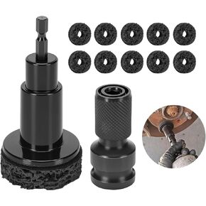 Wheel Hub Resurfacing and Rust Removal Kit, Professional Cleaner for Lug Studs and Brake Rotors, Fits 1/2" Wrench or Electric Drill, Automotive Maintenance Tool in Saudi Arabia