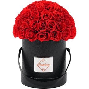Changshunqi Flowers Roses Forever Gifts for Women - 49 Preserved Flowers Real Roses Birthday Flower Gifts for Delivery Women Wife Mother Eternal Rose for Valentines Mothers Day Gift for Mom Grandma in Saudi Arabia