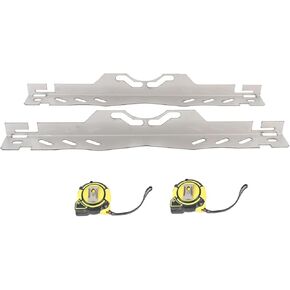 Wheel Alignment Tool Plate, Stainless Steel Toe Alignment Tool, Universal Fit with 2 Tape Measures - Anti - Drop Groove, Precise Measurement Tech, DIY SUV and Sedan in Kuwait