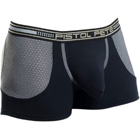 مسدس بيت رجل مثير أنيق حزام رياضي لينة الانتفاخ الحقيبة ثونغ منخفضة الارتفاع سلسلة رياضي بيكيني الملاكم الملابس الداخلية in Kuwait