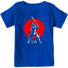 Los Angeles Samurai Kid's T-Shirt for Baseball Fans in Saudi Arabia