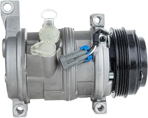 Replacement A/C Compressor Kit fits Chevrolet Express 1500 (V8 5.3L) With Rear A.C. OE-Style 10S20F 4-Groove, 2-Bolt Hose Mount in Saudi Arabia