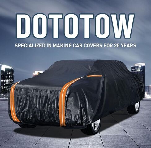 10 Layers Truck Cover Custom Fit for Toyota Tundra Double 2007-2024 Cab/Crew Max Cab Silverado 1500 Ford F150 RAM 1500, Full Exterior Car Covers for Automobiles, Up to 235 inch, 5.5 Bed L in Saudi Arabia