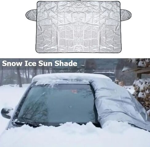 Foldable car Cover Suitable for All Seasons - Sturdy and Durable, Snowproof, Windproof, and UV-Protective. in Saudi Arabia