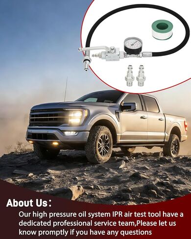 مجموعة أدوات اختبار الهواء IPR متوافقة مع Ford 6.0L/7.3L Powerstroke 1994-2007 F250/F350/F450، 5300 PSI جهاز اختبار تسرب نظام الزيت عالي الضغط in Kuwait