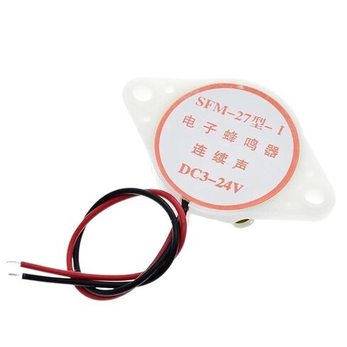 95DB Alarm High-Decibel DC 3-24V 12V Electronic Buzzer Beep Alarm Intermittent Continuous Beep(Black) in Saudi Arabia