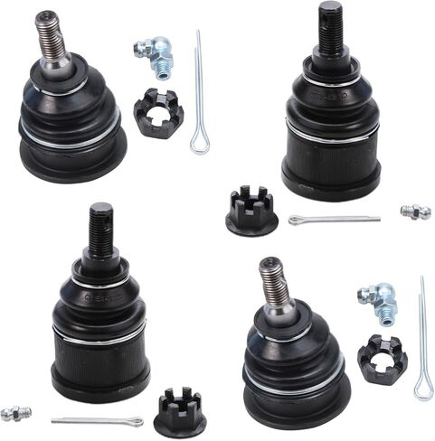 Detroit Axle - Front 4pc Ball Joints for 2005-2019 Toyota Tacoma, 4 Upper & Lower Ball Joints 2006 2007 2008 2009 2010 2011 2012 2013 2014 2015 2016 2017 2018 Replacement in Saudi Arabia