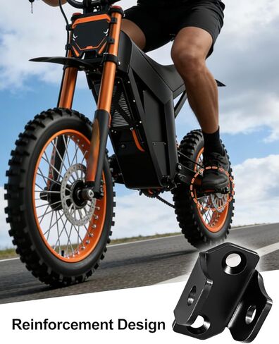 E-Dirt Bike Foot Pegs Bracket Holder Compatible with Tuttio Soleil 01, Electric Dirt Bike Footrest Bracket, 1 Pair Footpegs Mount in Saudi Arabia