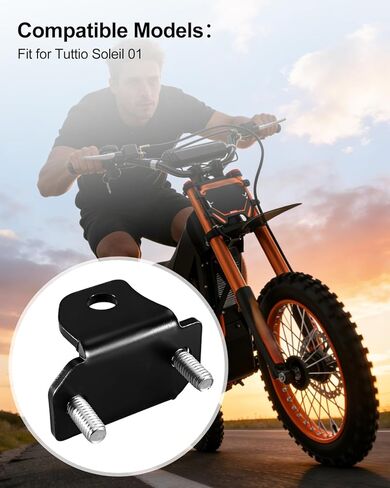 E-Dirt Bike Foot Pegs Bracket Holder Compatible with Tuttio Soleil 01, Electric Dirt Bike Footrest Bracket, 1 Pair Footpegs Mount in Saudi Arabia