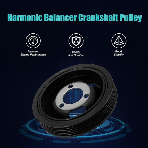 594-549 Harmonic Balancer Crankshaft Pulley (L4 1.6L) For Mini Cooper 2007-2016, Cooper Countryman 2011-2017, Cooper Paceman 2013-2016, Replace 11237622909 11237638551 11237562801 594549 in Saudi Arabia