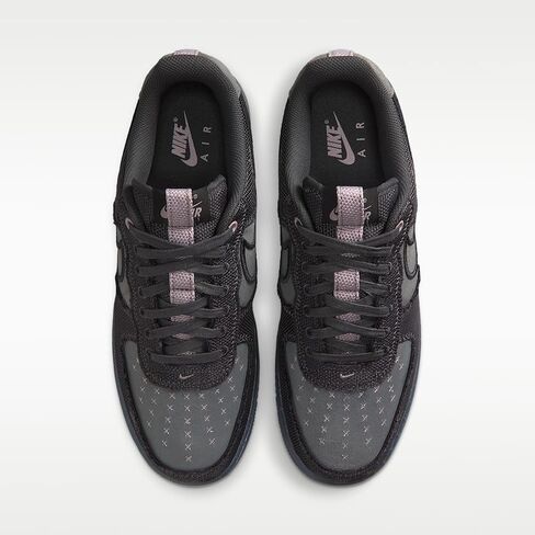 حذاء Nike Air Force 1 '07 للرجال (أنثراسيت/رمادي حديدي/خام بنفسجي فاتح/أسود) in Saudi Arabia