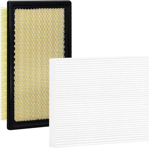 White Cabin Filter & Engine Air Filter Kit for Ford Explorer 2026 2025 2024 2023 2022 2021 2020 (Except 3.3L& Not Fit 2.3L of Year 2026 2025) in Saudi Arabia