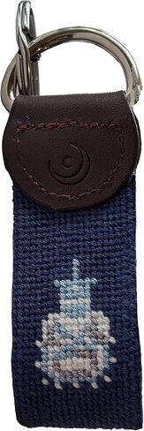 Charleston Belt Citadel Hand-stitched Needlepoint Key Fobs Genuine Leather Logo Spike Big Red Class Ring Officially Licensed in Saudi Arabia