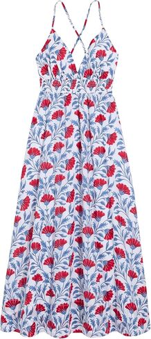 vineyard vines Women's Voile Smocked Sconset Maxi Dress in Saudi Arabia
