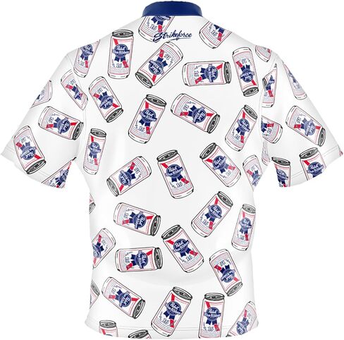 KR Strikeforce Pabst Blue Ribbon Cans Bowling Jersey in Saudi Arabia