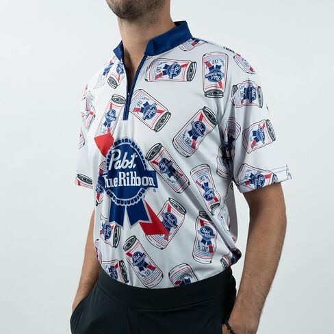 KR Strikeforce Pabst Blue Ribbon Cans Bowling Jersey in Saudi Arabia