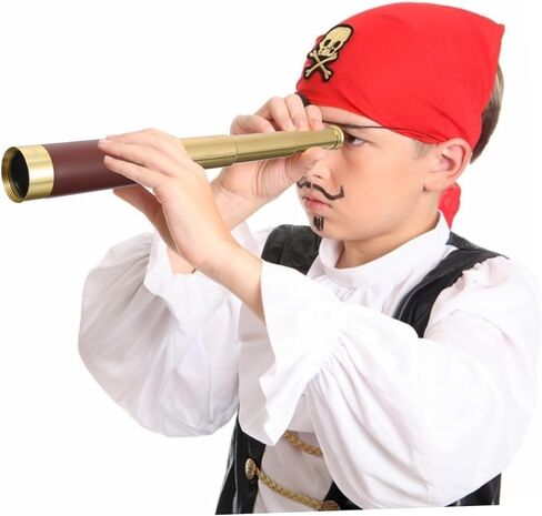 DOITOOL Pirate Retro Stretch Telescope High Magnification Binoculars Manual Bag for Cosplay and Travel in Saudi Arabia