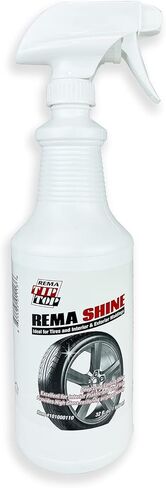 Rema Shine 32oz Tire Shine Spray Bottle Water Based Silicon Tire Dressing in Saudi Arabia
